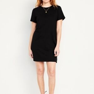 Classic Black T-Shirt Dress